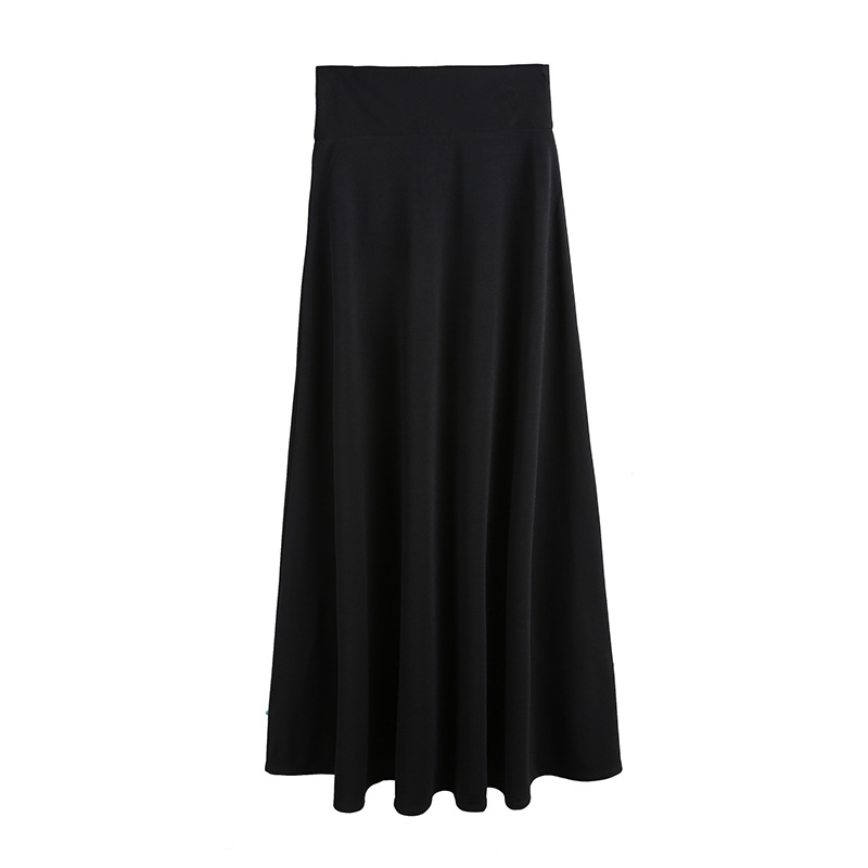 New All-match High Waist Long Skirt