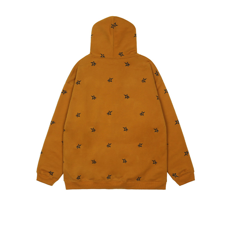 Fleece Zipper Cardigan Hooded Sweater For Men And Women Loose