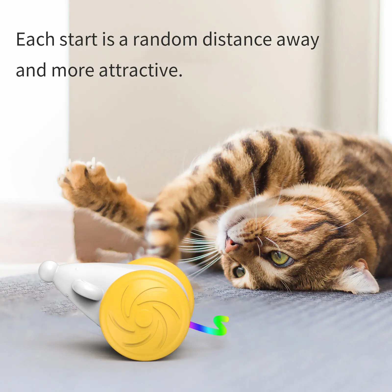 Interactive Toy For Cats Simulation Mouse Pet