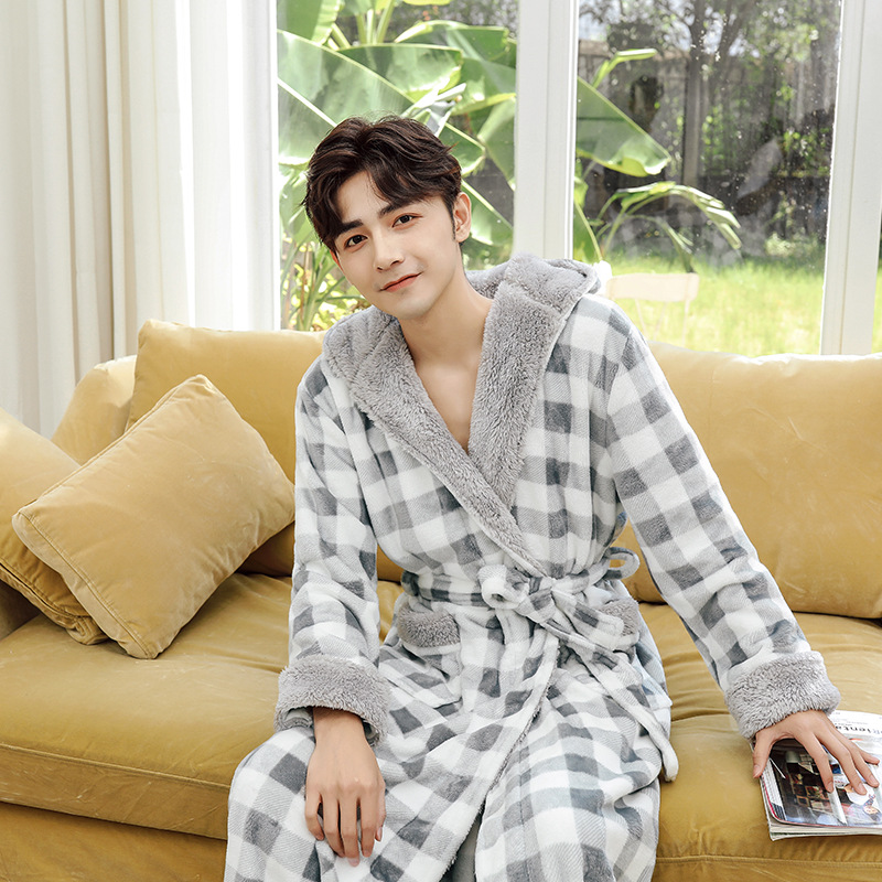 Title 7, Autumn And Winter Bathrobes To Keep Warm Wholes...