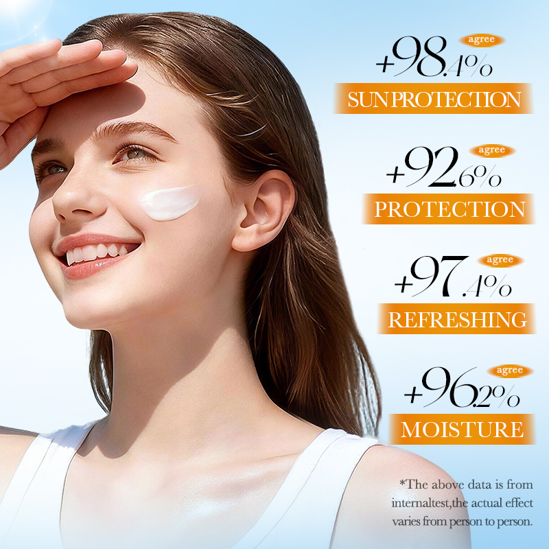 SADOER Cherry Blossom Collagen Moisturizing Sunscreen Lotion 50g — foto 4