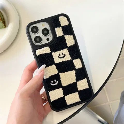 Black and White Chessboard Phone Case