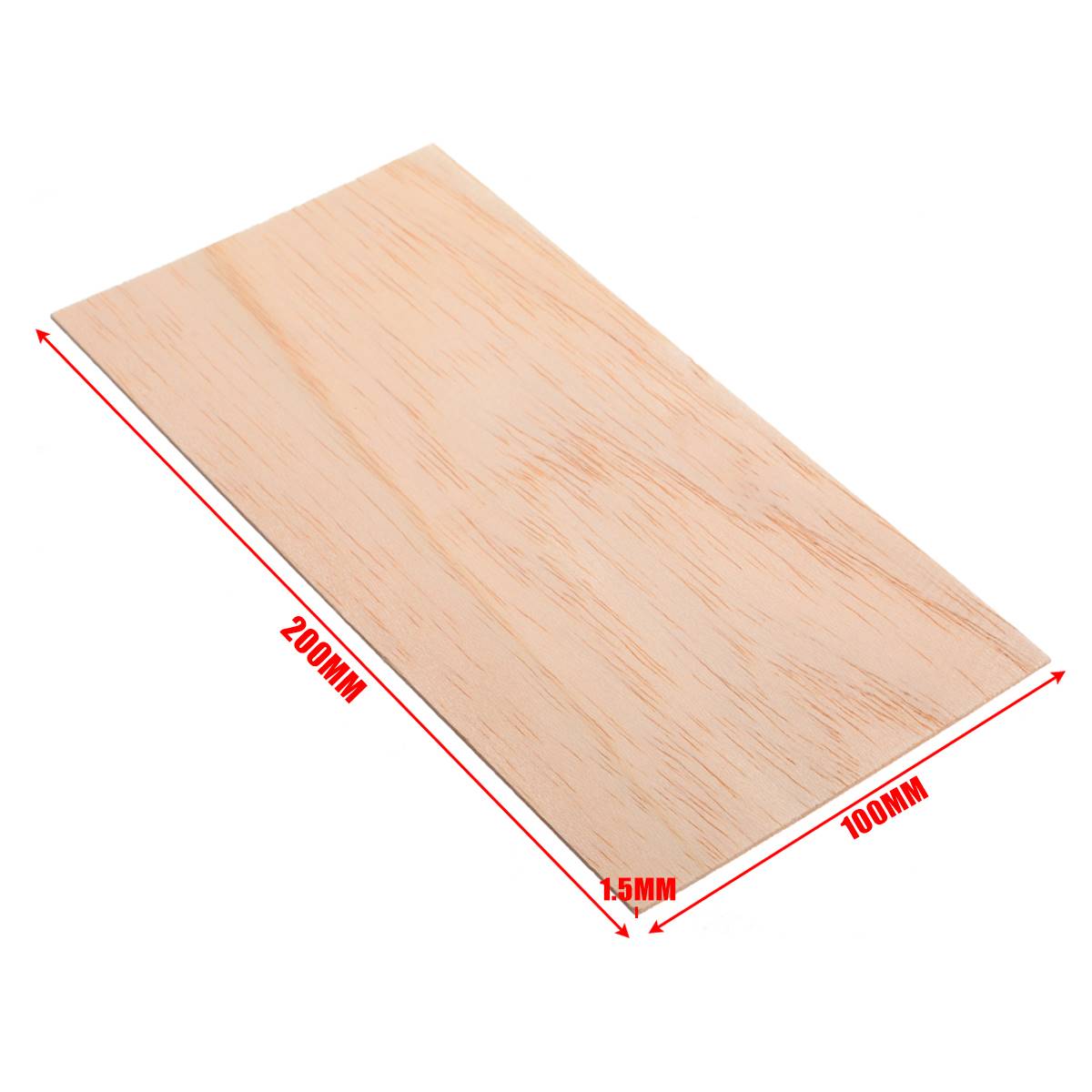10pcsSet Balsa Wood Sheets Wooden Plate For DIY House Ship