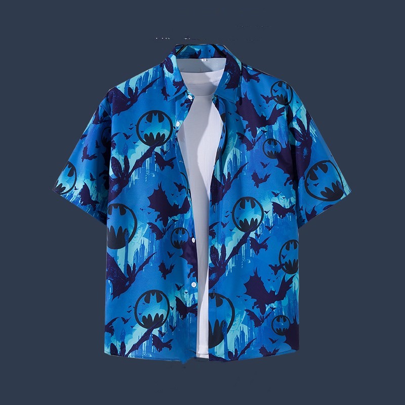 Title 3, Camisa Hawaiana de Playa para Hombre Manga Cort...