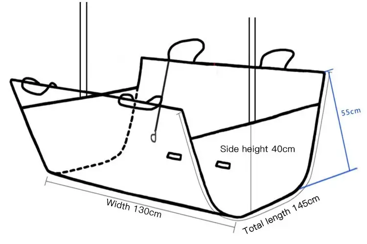 Fashionable And Simple Dog Car Rear Pet Cushion