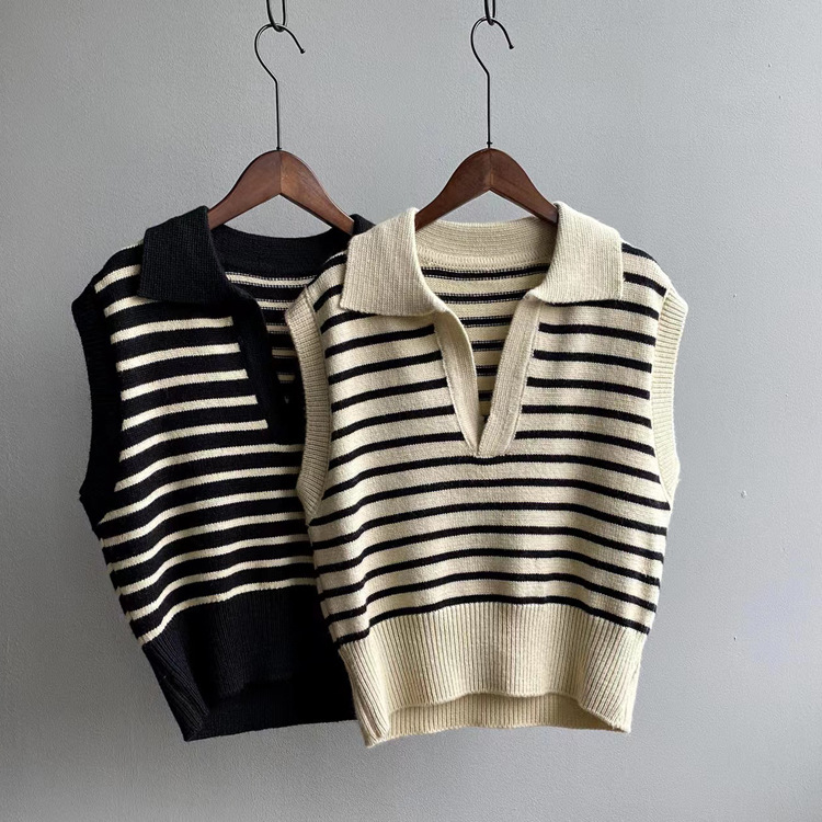 Color Matching Vest Korean Loose Waistcoat