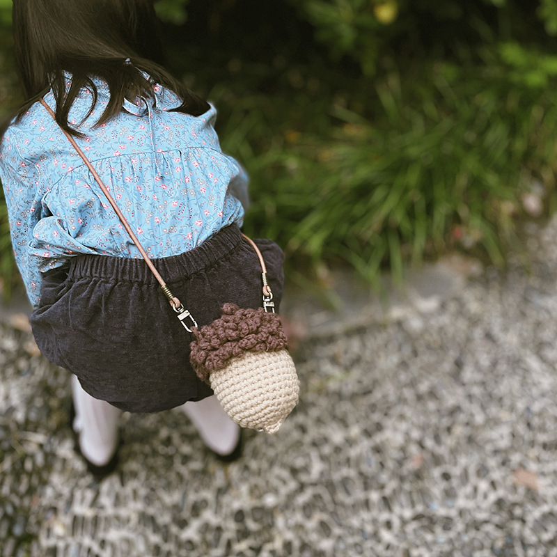 Mini Mushroom Purse | Crossbody - Crocheted