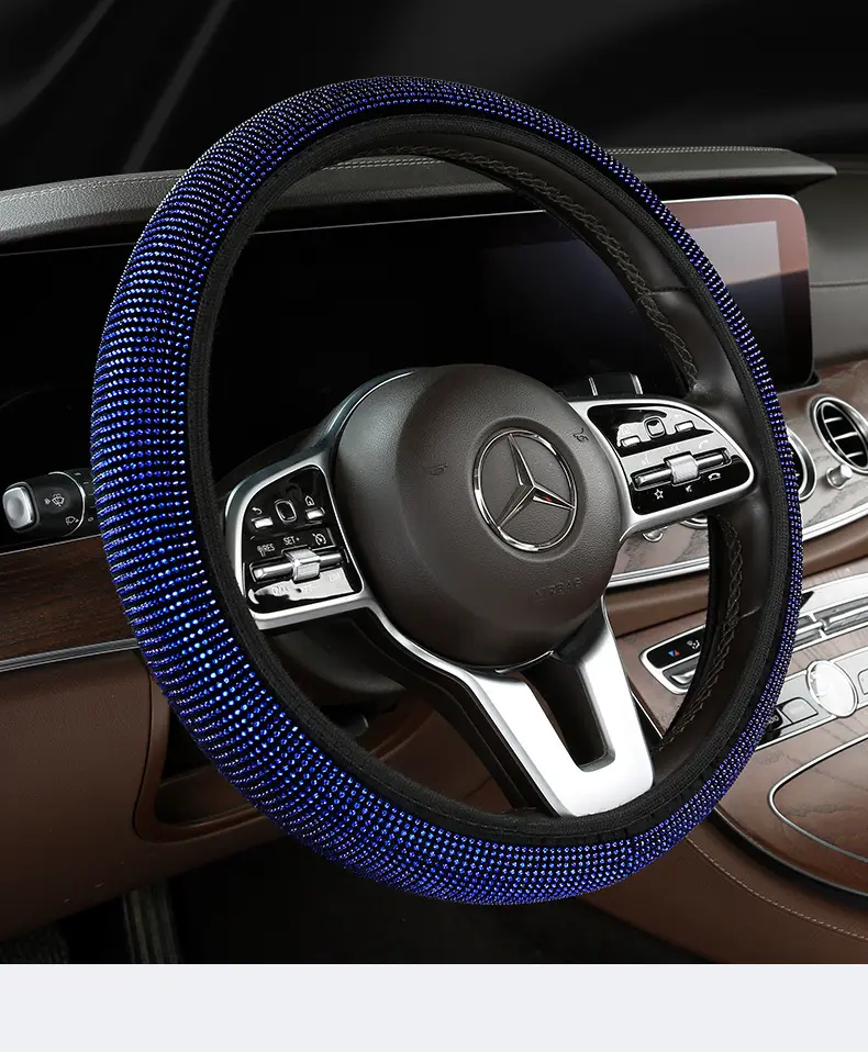 Steering Wheel Cover Diamond-studded Summer Without Inner