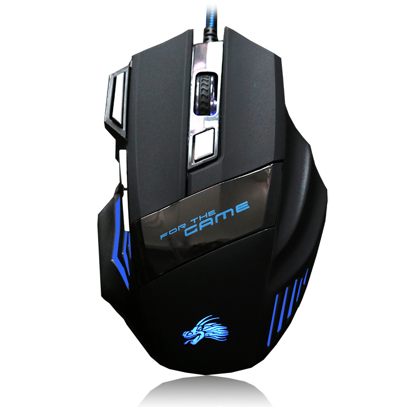 Title 5, Mouse gamer USB de alta performance. Design erg...