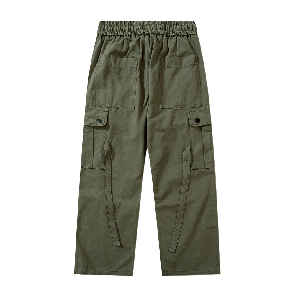 Title 3, Tide Brand Loose Straight Trousers Casual Wide ...