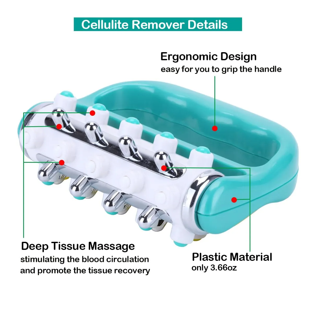 Cellulite Massager Fascia Release And Muscle Massage Roller Mini Trigger Point Deep Tissue Myofascial Release Tool Body Massager For Men And Women – image 8