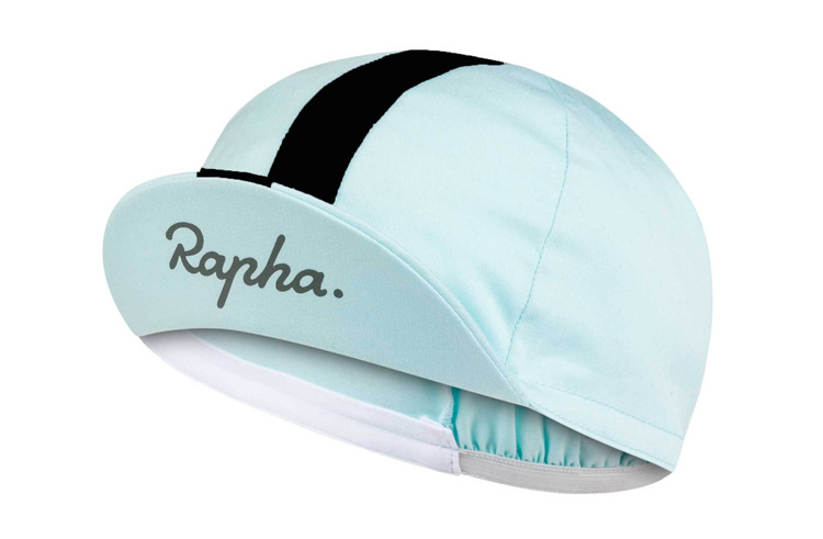 Light blue black cap