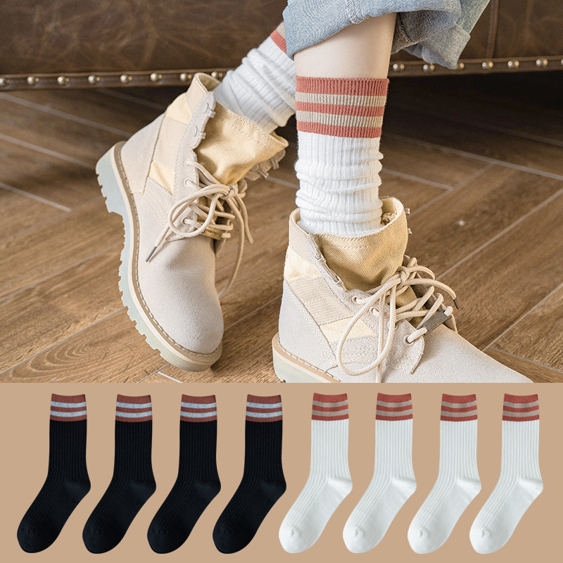 Title 8, Cotton and velvet thick high-top socks