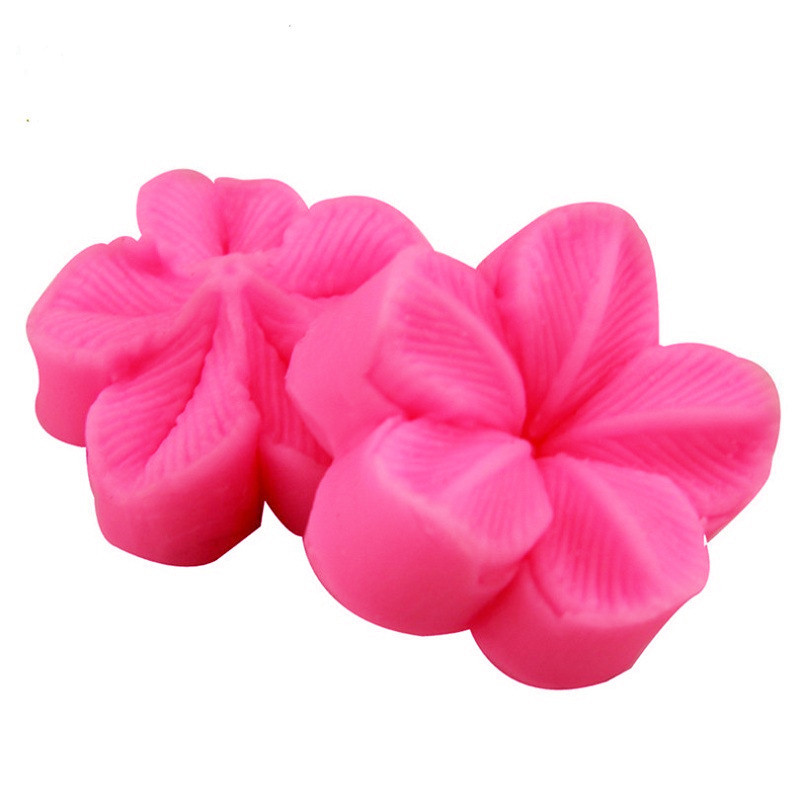 Five Petal Flower Clip Silicone Mould Fondant Lace Cake Decoration