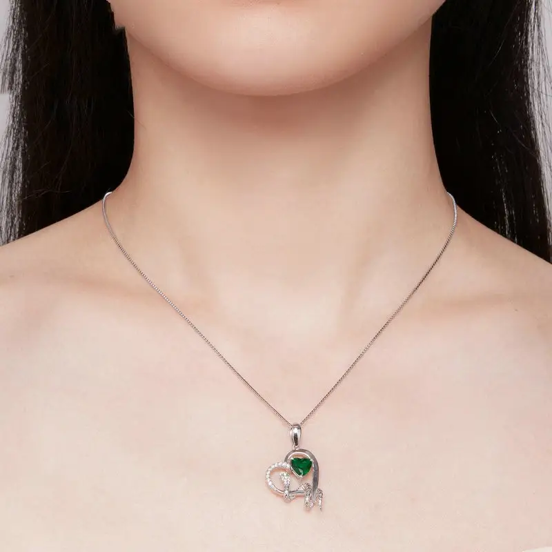European And American Style Exquisite Snake Wrapped Love Necklace