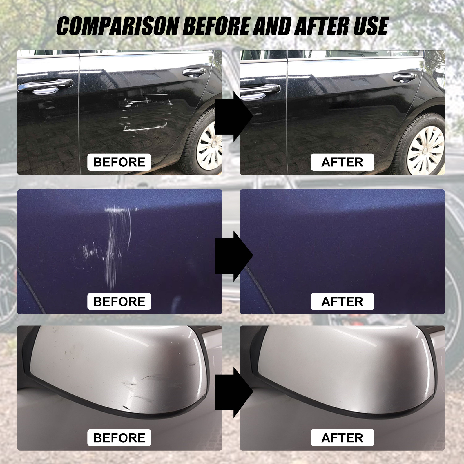 West Moon Cross-Border Exclusive Rayhong Car Paint Scratch Cleaner - Removes Scratches, Protects, And Brightens Car Paint. 3
