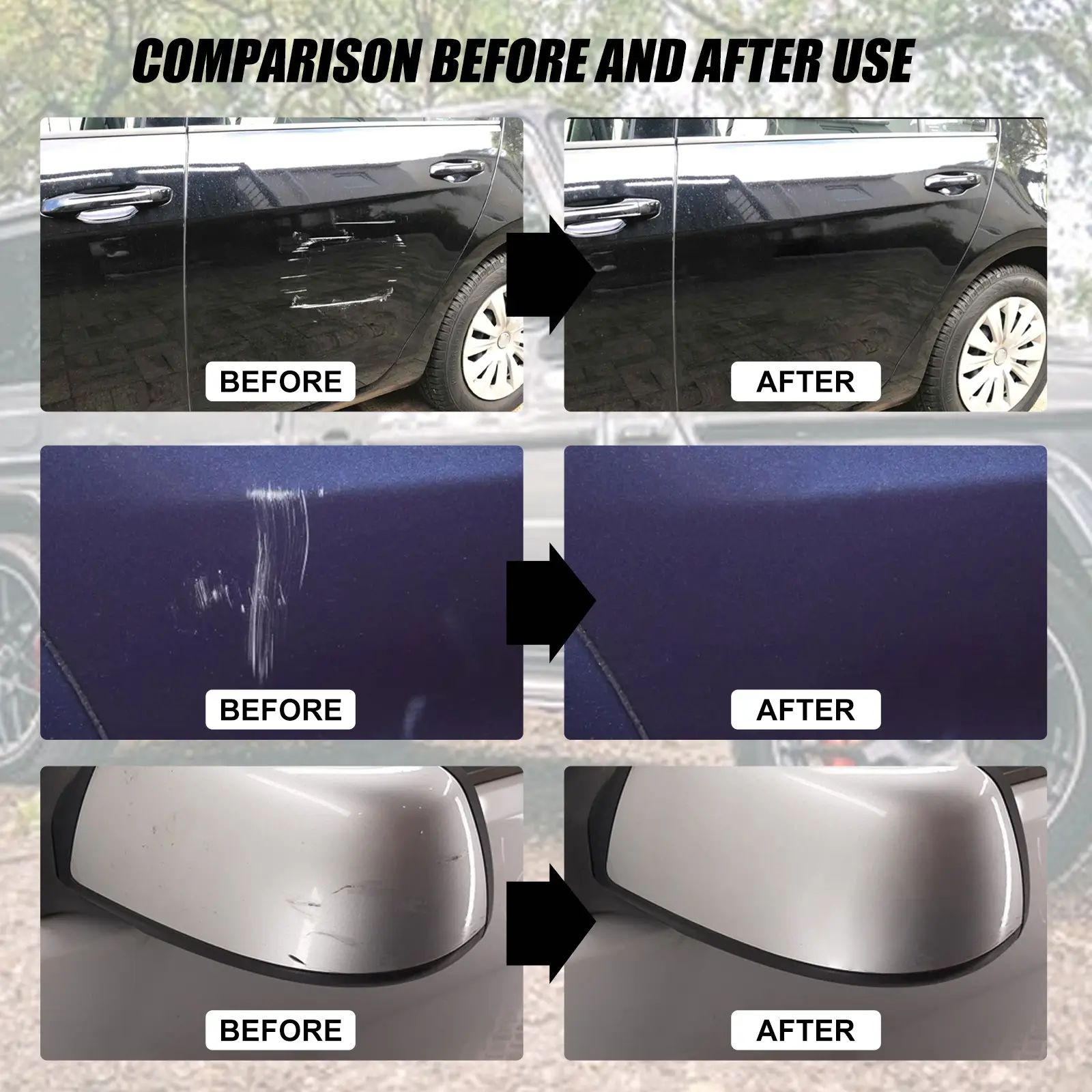 West Moon Cross-Border Exclusive Rayhong Car Paint Scratch Cleaner - Removes Scratches, Protects, And Brightens Car Paint.