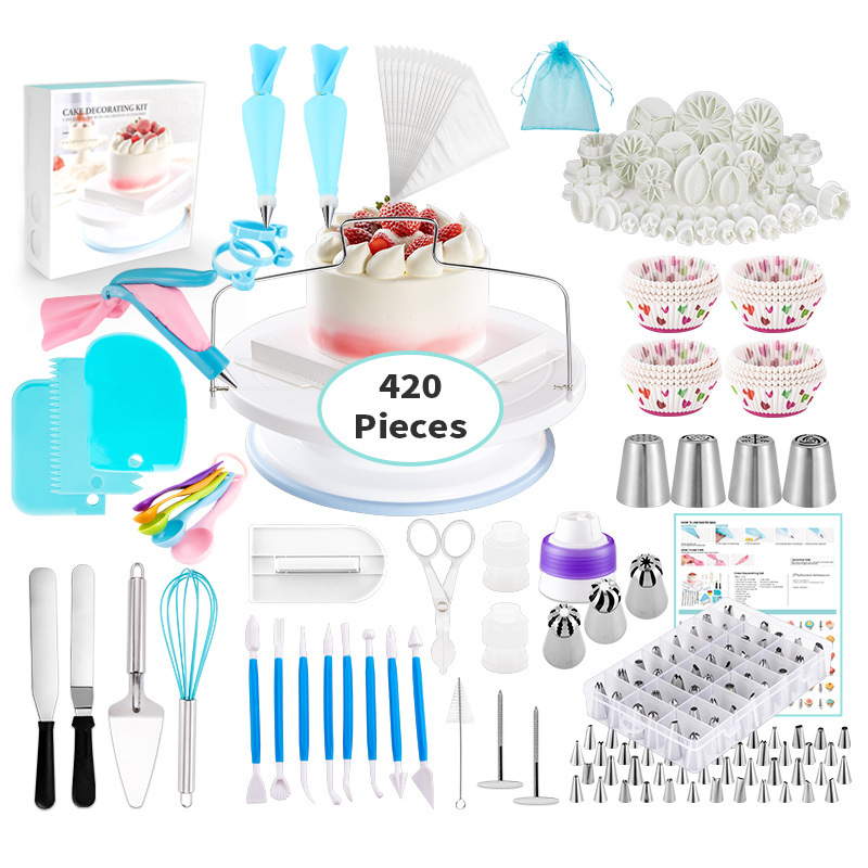 Title 2, 420 Piece Cake Decorating Mouth Set