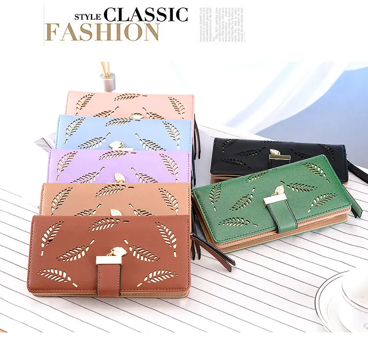 Women's Fashion Long Wallet Clutch - Elegant