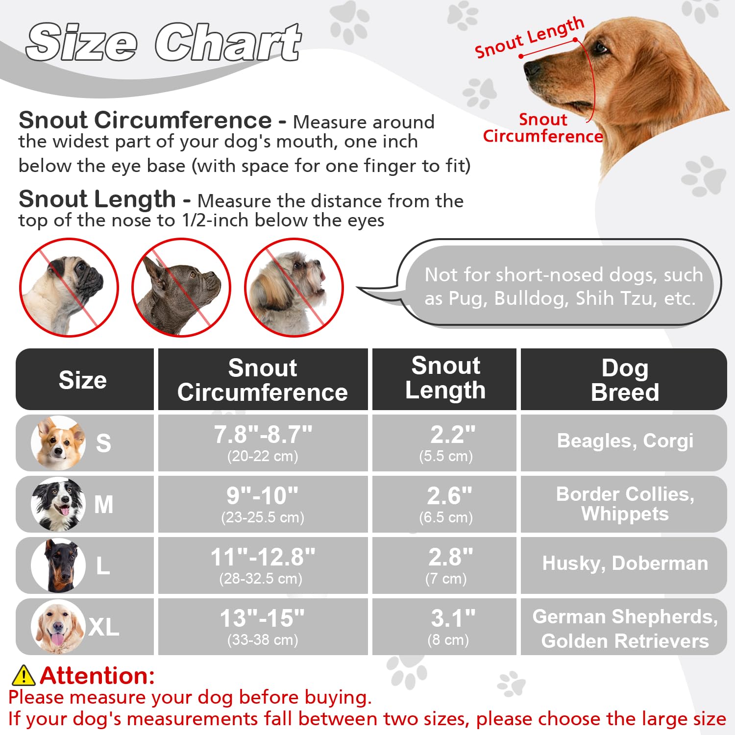 Dog Muzzle, Soft Air Mesh Muzzles For Large Sized Dogs, Breathable Dog Mussels For Scavenging Biting Licking & Barking, Adjustable Mouth Guard With Front Opening, Allows Panting And Drinking — foto 5