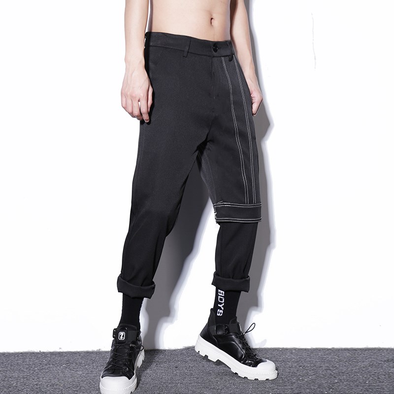 Men's Casual Pants Korean Style Trendy Autumn Pencil Pants Slim Fit