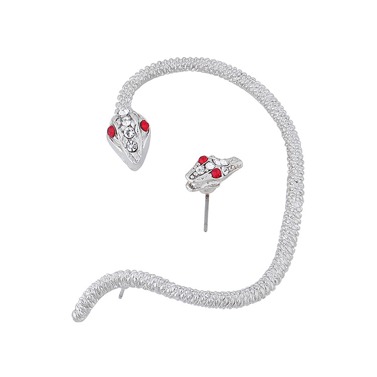 Women's Fashion European And American Style Diamond Cobra Earrings