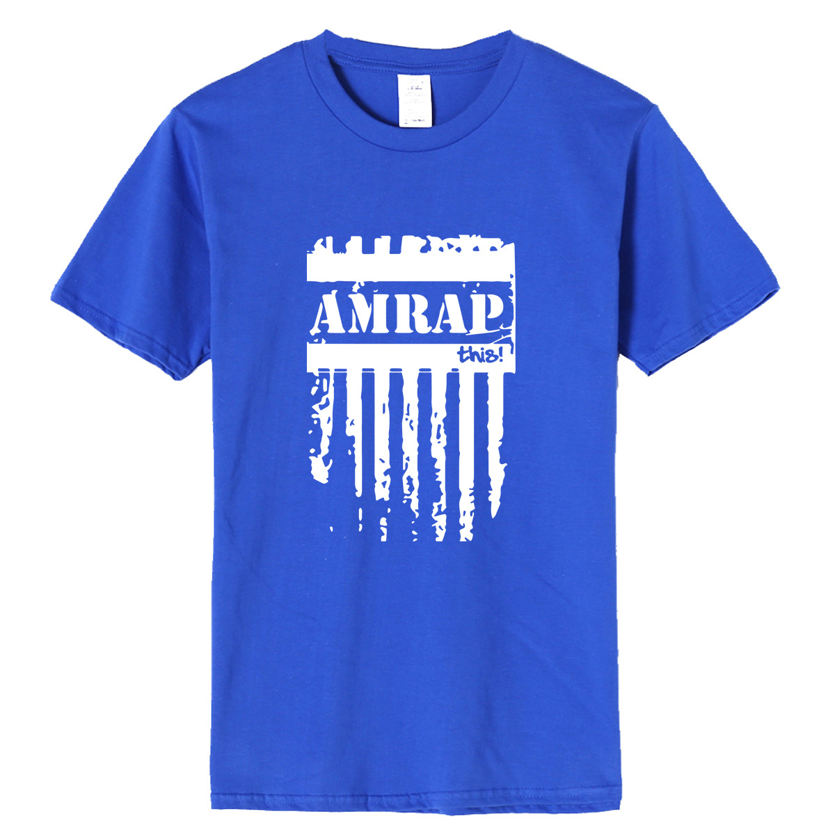 Title 10, T-shirt de sport pour homme à col rond AMRAP St...