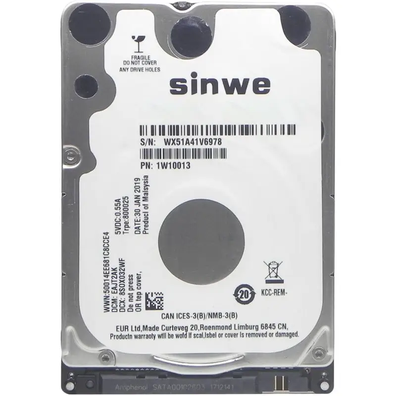 New 2.5 Inch Laptop Mechanical Hard Drive