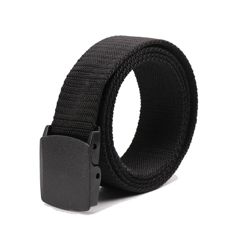 Men's Plastic Buckle Men's And Women's Canvas Belt