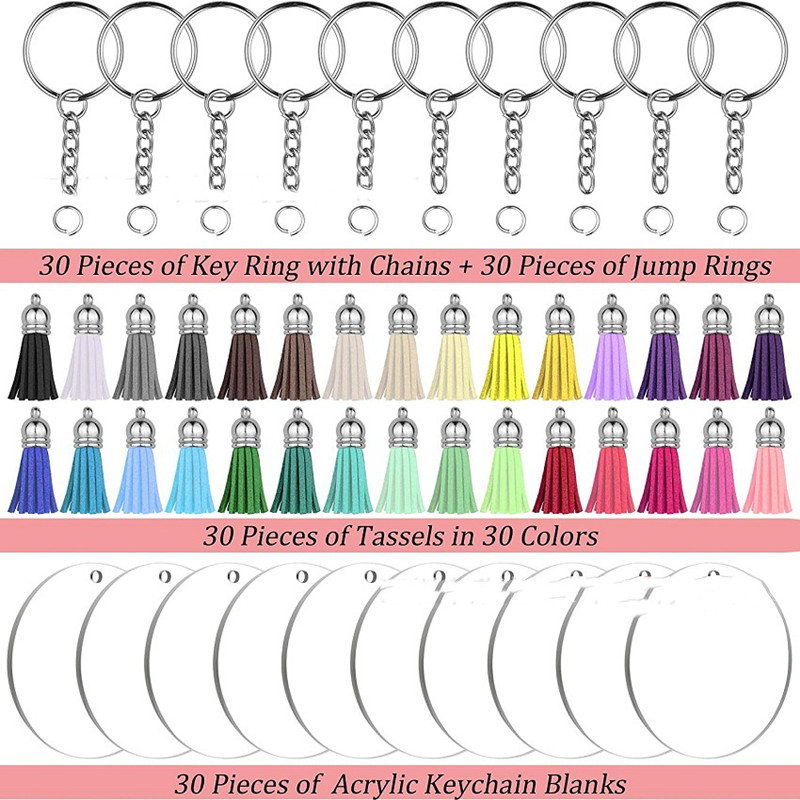 High Transparent Acrylic Key Ring Acrylic Key Chain