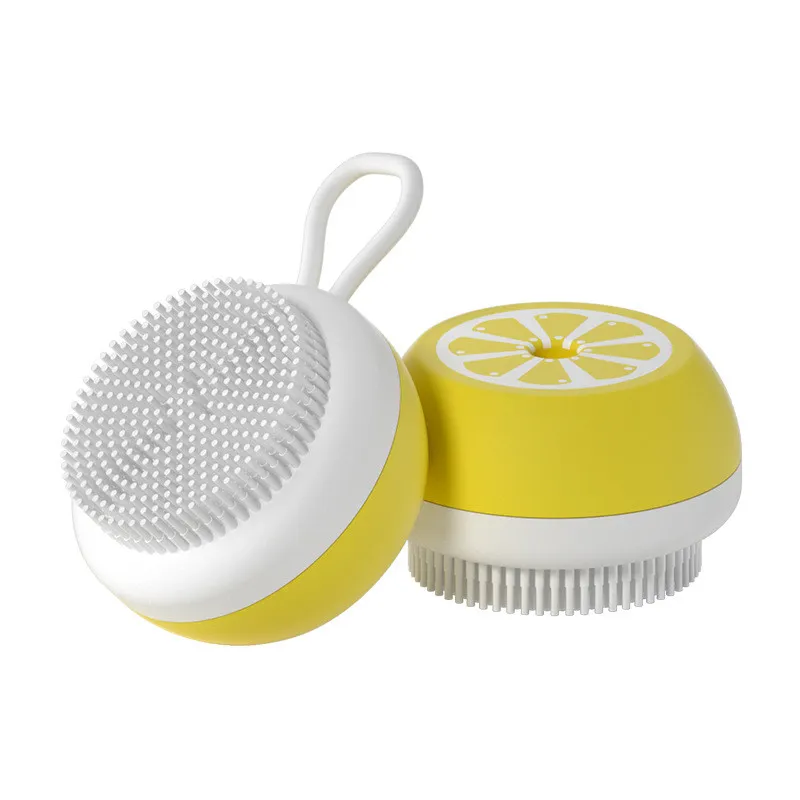 Pet Dog Cat Bath Brush 2-in-1 Pet SPA Massage Comb Soft Silicone Pet Shower Hair Grooming Cmob Dog Cleaning Tool Pets Supplies – image 5