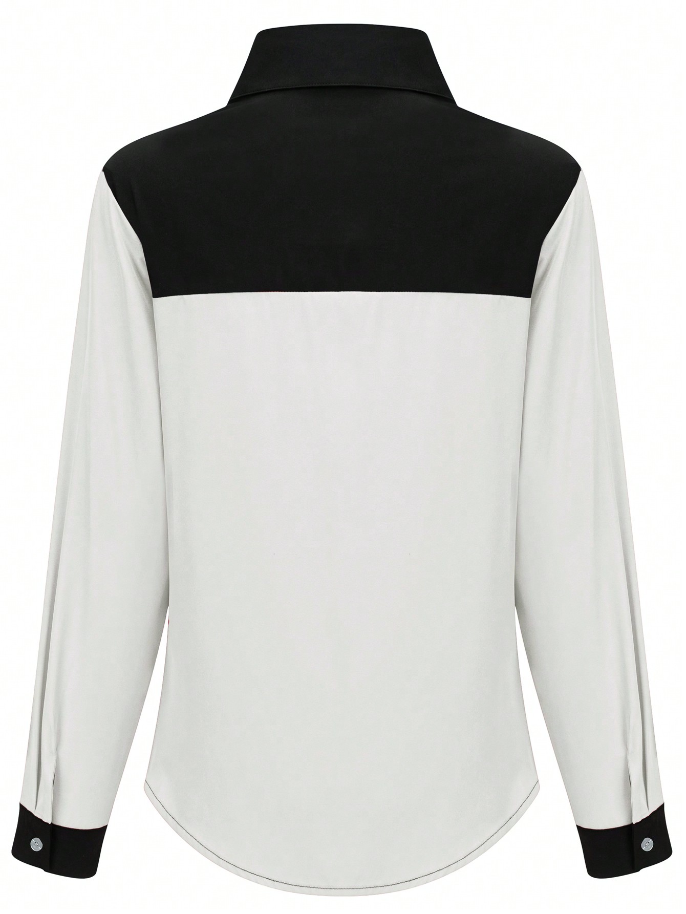 Chemise De Mode Pour Femmes Avec Patchwork De Couleurs