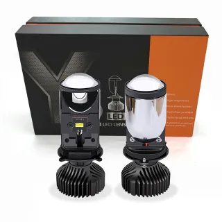 Car Fisheye Convex Lens Headlight Motorcycle Headlight Far And Near One Super Bright