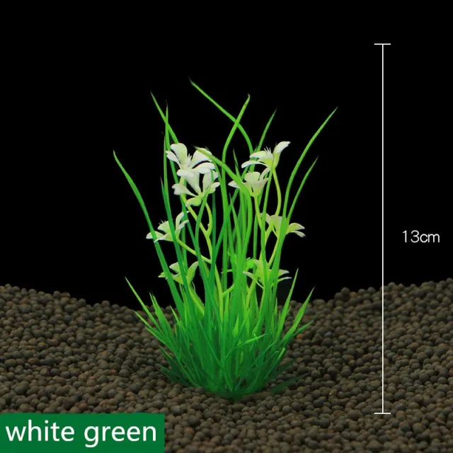 Fish Tank Decoration Simulation Water Plant Aquarium Landscaping Plastic White - Shop at LoveMi