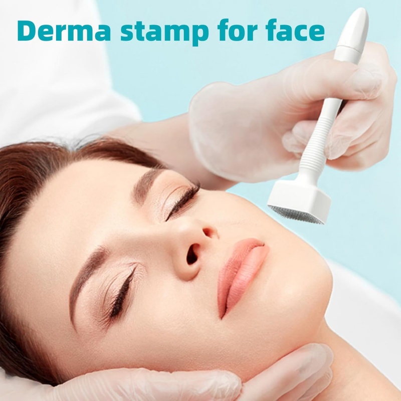 Microneedles Derma Roller - Microneedling Stamp 0.25 Mm, Micro Needle Skin Care Tool For Men And Women Home Use 6
