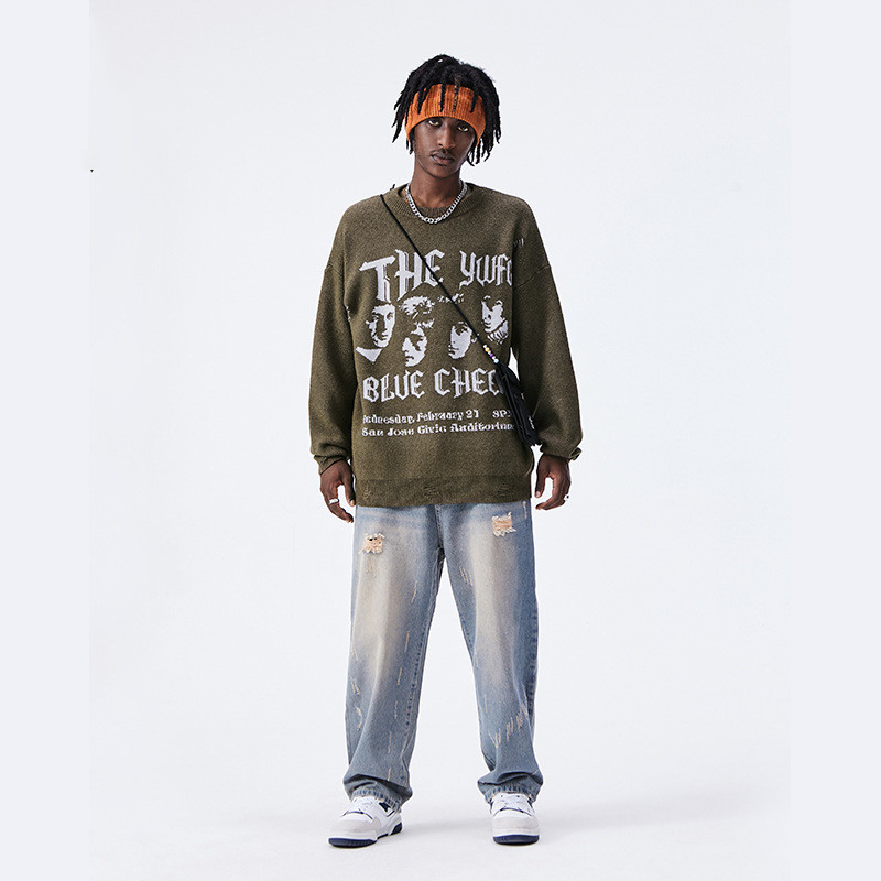 Men's High Street Jacquard Band Head Portrait