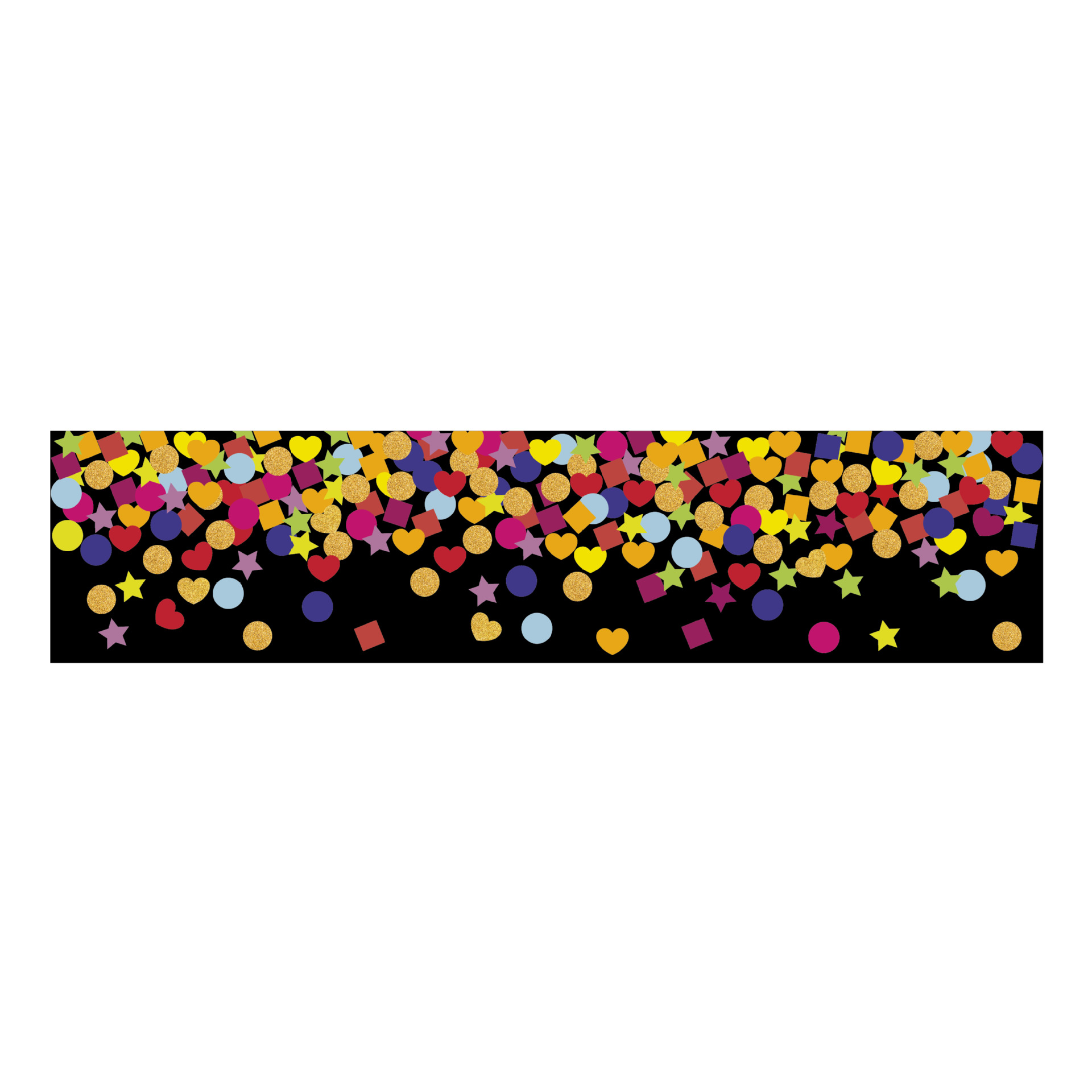 Title 4, Color Bulletin Board Border Round Sticker