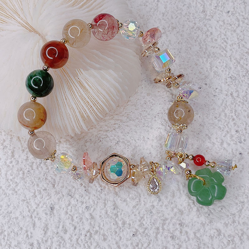 Title 4, Colored Hair Crystal Bracelet Women