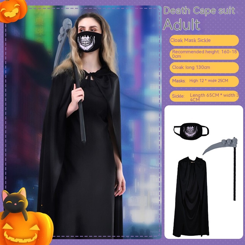 Costume de vampire Halloween adulte avec cape 2
