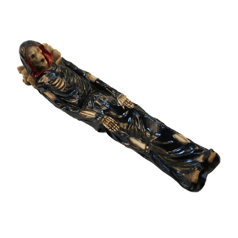 Halloween Resin Skull Incense Ornament (1style)