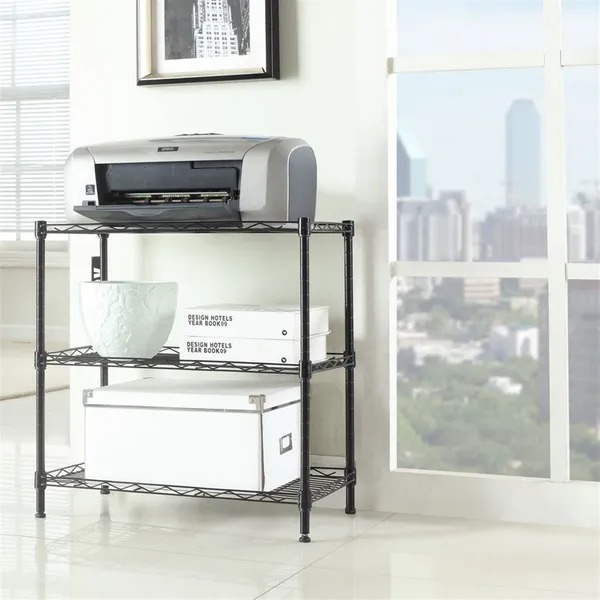 Concise 3 Layers Carbon Steel PP Storage Rack, Kitchen Storage Rack RT
