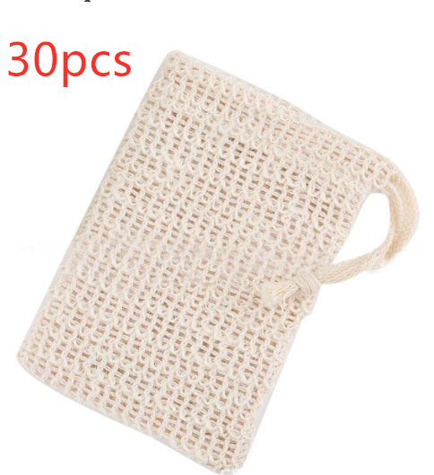 Cotton and linen foaming net soap bag 30Pcs - Shop at LoveMi