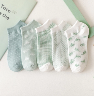 Summer Thin Breathable Women's Short Cotton Socks