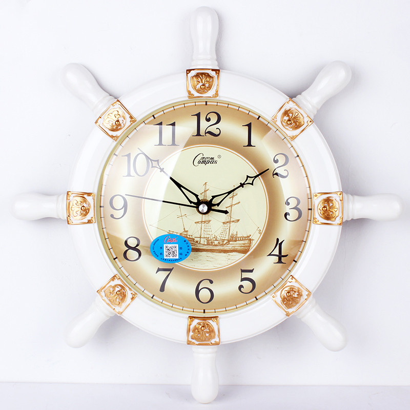 Horloge Murale Silence Créative MARIN - Bois Royal Horloge murale en bois Horloge Murale Silence Créative MARIN