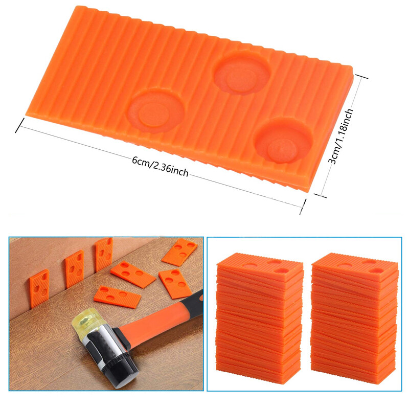 Laminate Wood Floor Fitting Installation Wooden Kits 60 Spacers Home DIY Tool 8