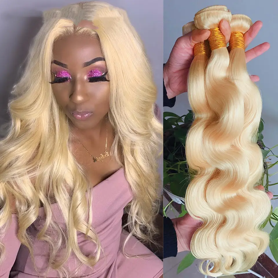 Simulated Human Hair Body Wave Curtain 613 Wig Snake