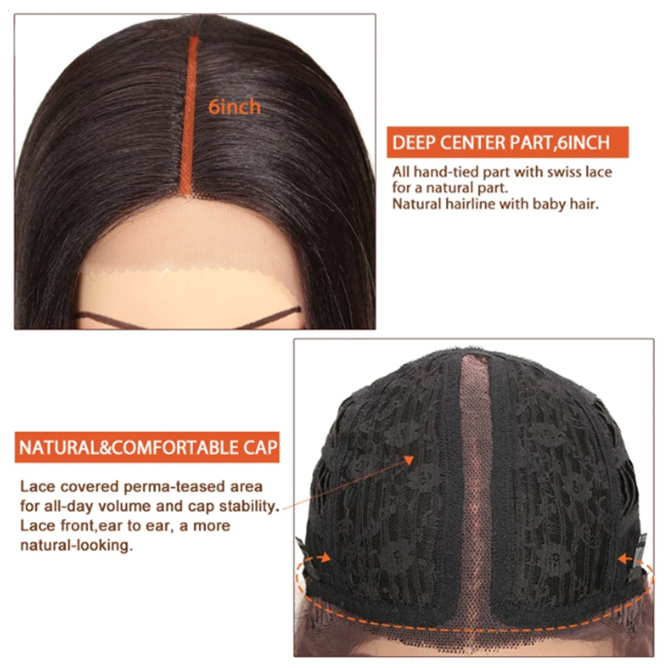 Women's Wig Wave Long Curly Hair Chemical Fiber Headgear — foto 4