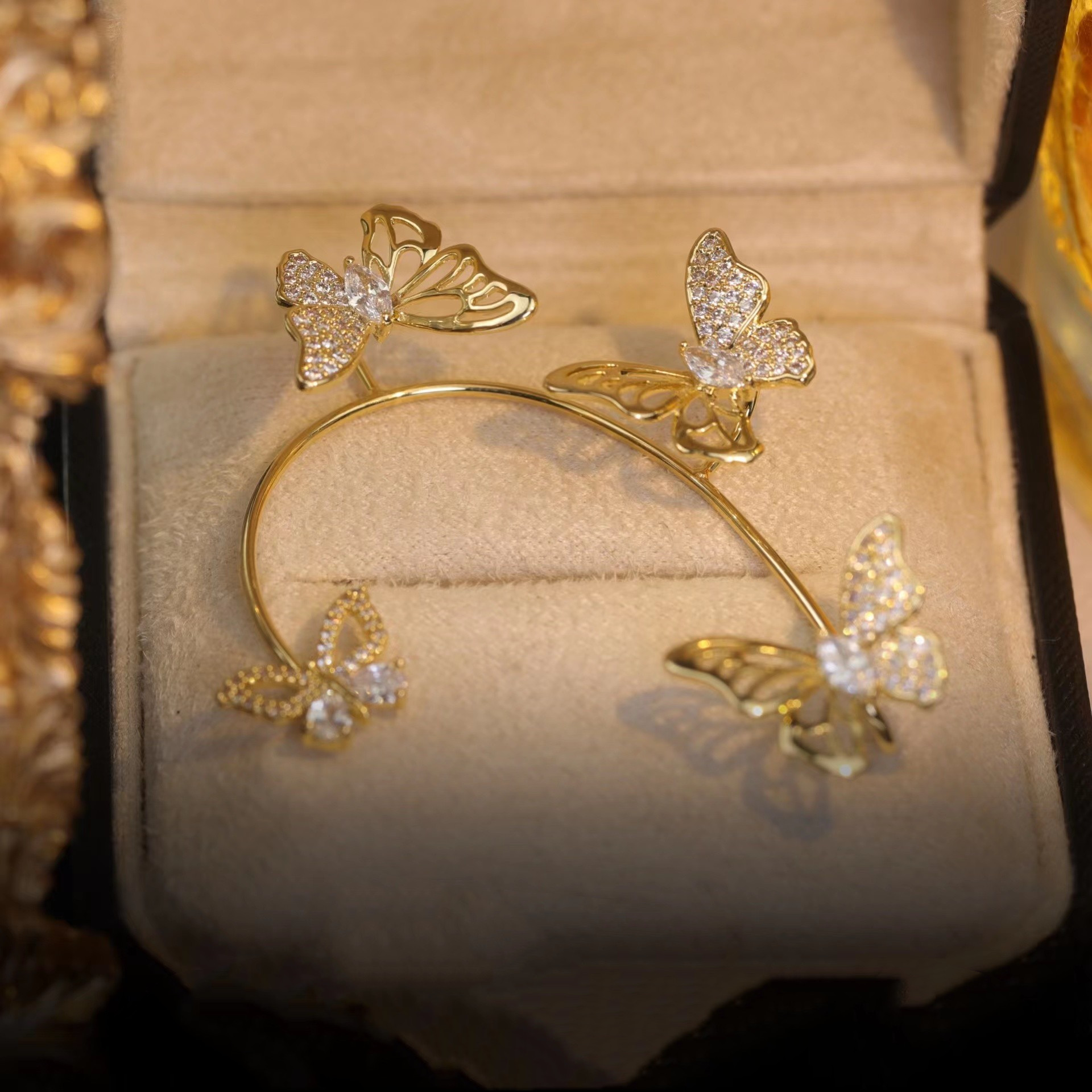 Дизайнерский легкий роскошный без пирсинга ушной крючок для ушей Евангелия Зажим для ушей