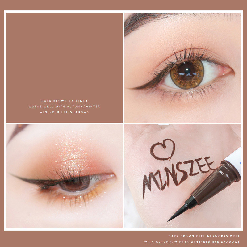 Eyeliner  Xizhi Color Non-smudge Extra Fine Red Waterproof Long-lasting Liquid Eyeliner Pen