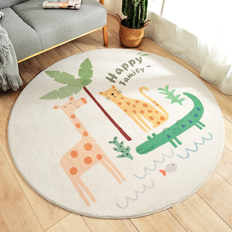 8aee9321 75bc 4faa a02f bb435f0ebac0 - Home Living Room Bedroom Bedside Round Floor Mat